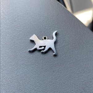 James Avery Retired Cat Charm Silver